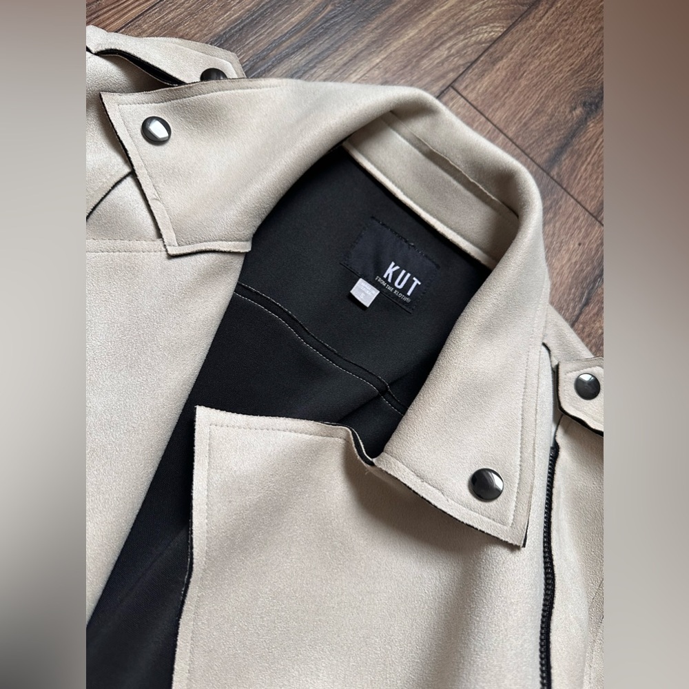 KUT suede beige jacket - KUT from the Kloth